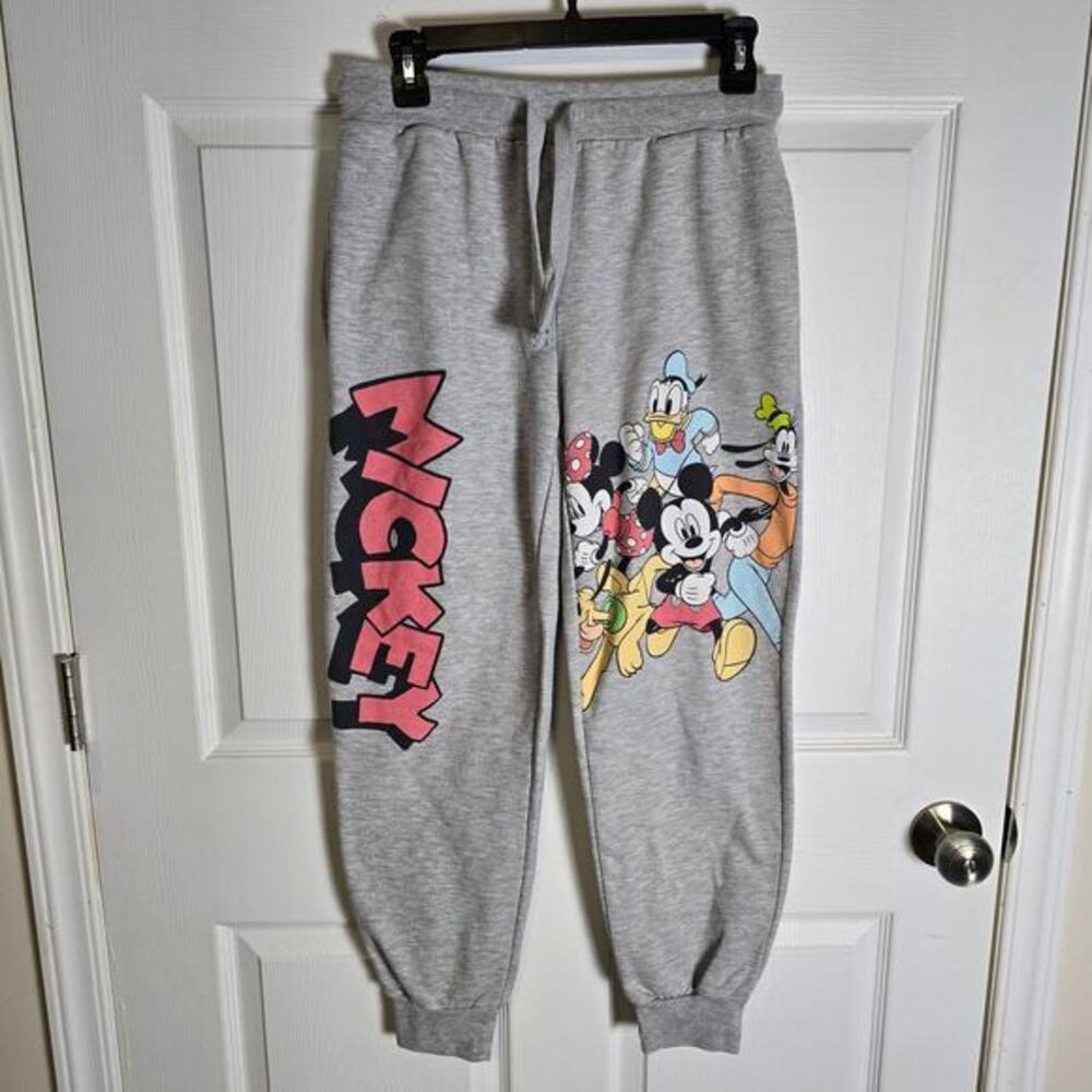 Disney Mickey Mouse Sweats-Gray-Junior‎ M